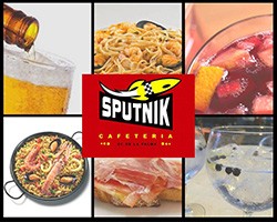 Logo Bar Cafetería Sputnik Logo Bar Cafetería Sputnik