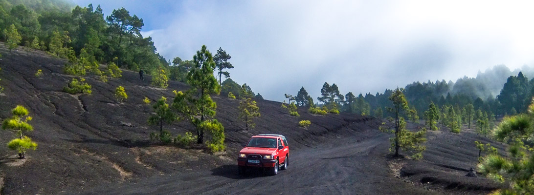By jeep through the Llanos de Jable