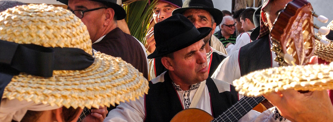 Volksmusik bei einer Fiesta in La Palma