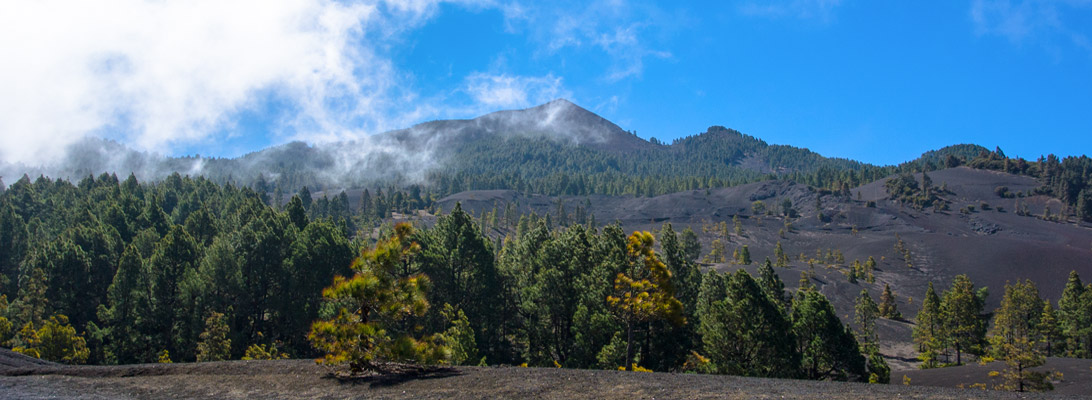 Die Llanos de Jable mit Blick auf den Birigoyo