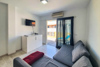 Casa Sunset Terraza, Wohnraum mit Blick zur Terrasse